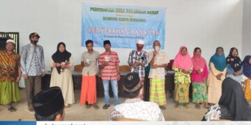 Menjelang Lebaran, Kades Bulangan Barat Memberikan Bantuan CSR BUMDes